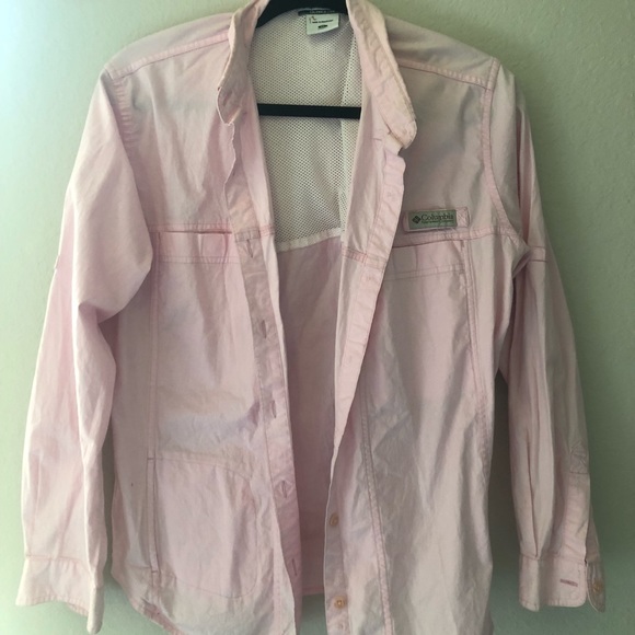 Columbia XL Women’s pink fishing shirt - Picture 3 of 7